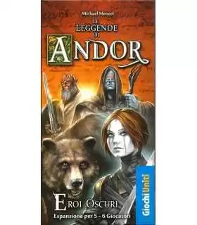 Le Leggende di Andor - Eroi Oscuri: Espansione Cooperativa per 2-6 Giocatori, Avventure Fantasy con 4 Nuovi Eroi!
