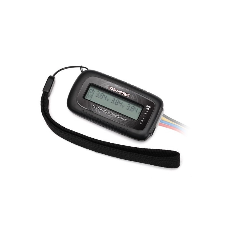 LIPO CHECKER CONTROLLO VOLTAGGIO BATTERIE E BILANCIATORE 2-6S