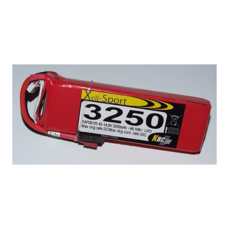 LIPO XELL-SPORT 14.8V 3250MAH 4S 30C