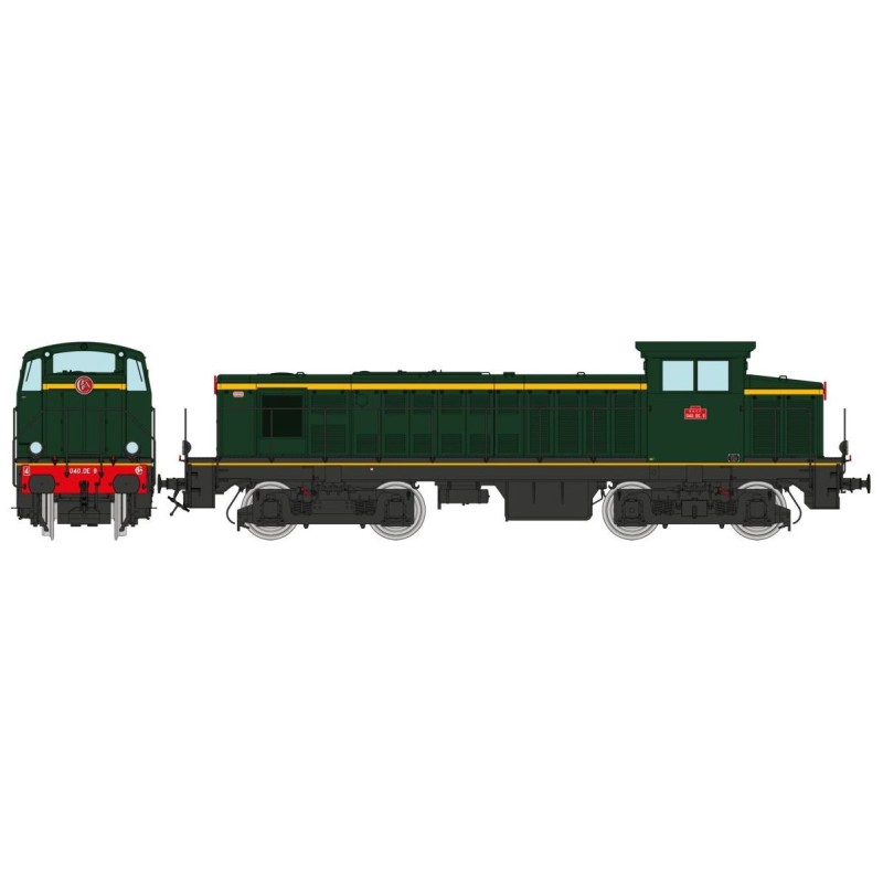 Locomotiva diesel 040 DE 09, SCNF. REE MODELES JM-013