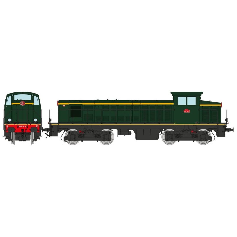 Locomotiva diesel 040 DE 4, SCNF. REE MODELES JM-012