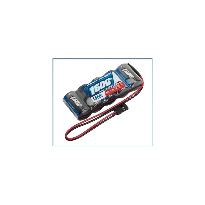 LRP XTEC RX-pack Straight 2/3A NiMH – JR – 6.0V – 1600mAh