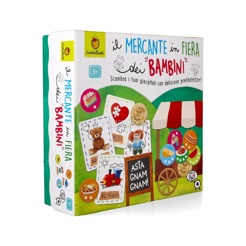 LUDATTICA IL MERCANTE IN FIERA DEI BAMBINI, ANNI 3+