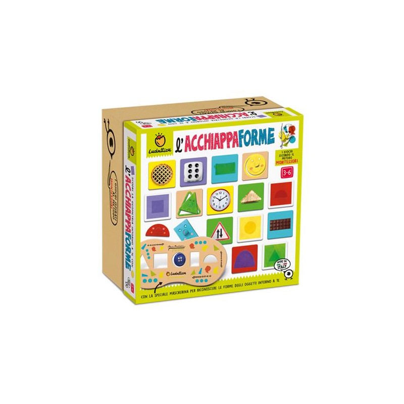 LUDATTICA L'ACCHIAPPAFORME, ANNI 3-6