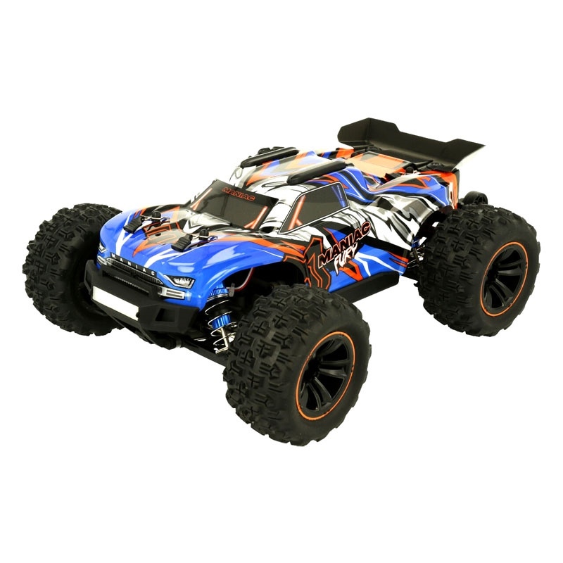 MANIAC Hyper Go Fury Brushled Truggy 4WD 1:16 Blu-Orange - [MA10004]