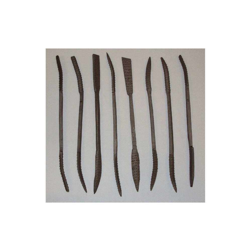 Mantua Model Set di otto raspe curve per legno a doppia faccia (art. 8021)