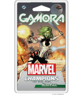Marvel Champions LCG - Gamora - Pack Eroe Asmodee | Espansione Gioco di Carte Cooperativo | 1-4 Giocatori, 60 Minuti