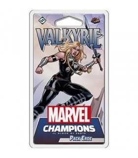 Marvel Champions LCG - Valkyrie Pack Eroe Asmodee | Mazzo Aggressione, Gioco Cooperativo 1-4 Giocatori, Fumetti, 60 Minuti