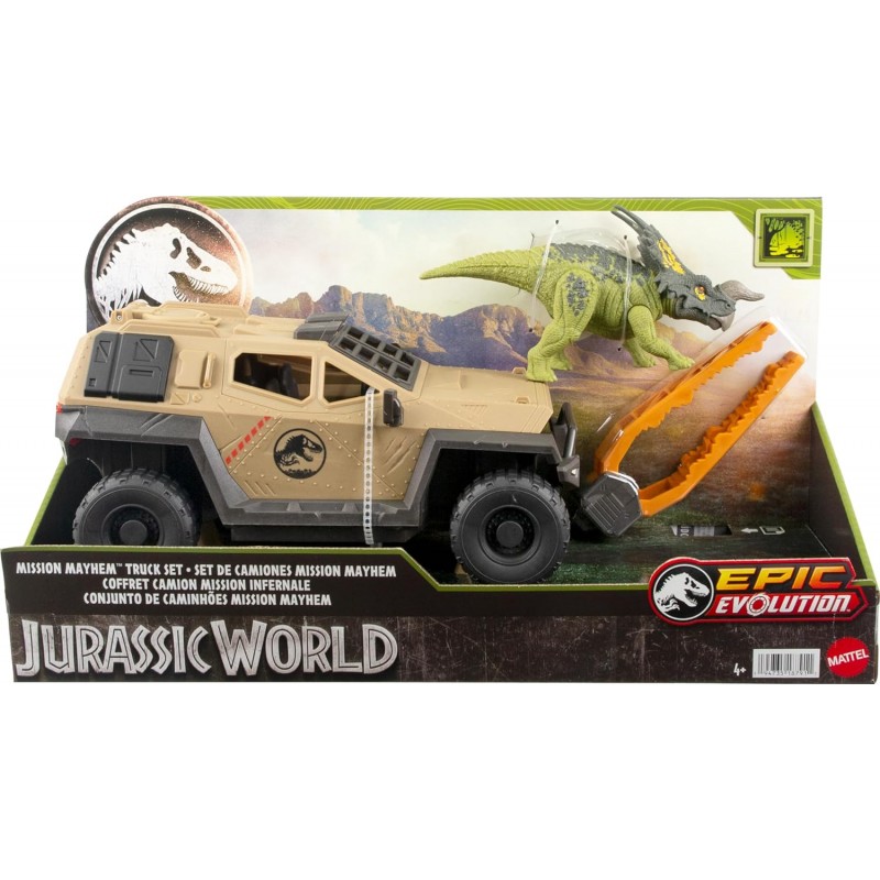 MATTEL - Jurassic World Auto Cattura Dino - HRX52