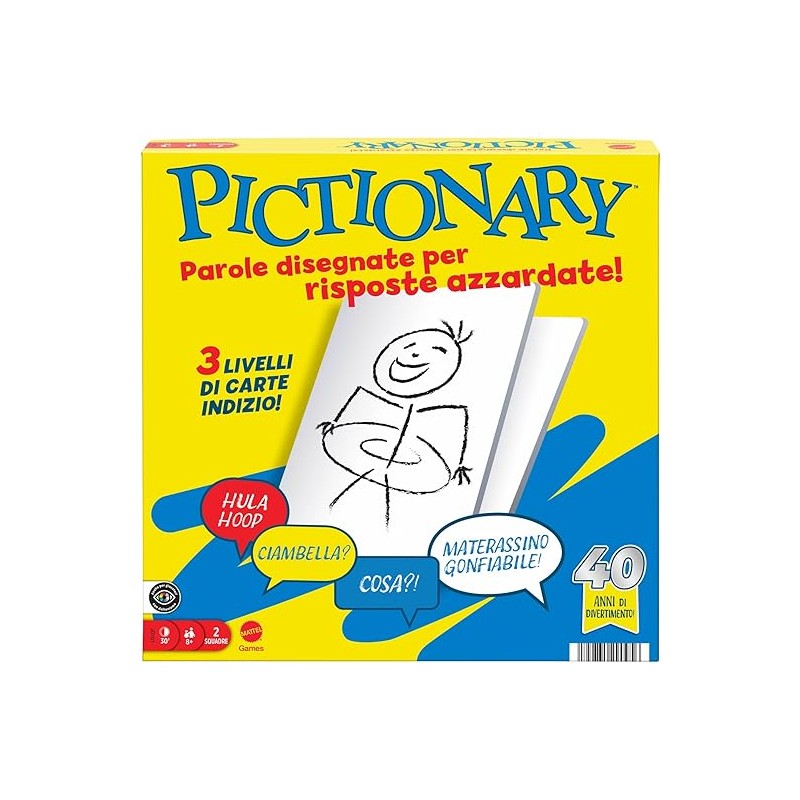 MATTEL - Pictionary Core 40th Anniversario - JDY01