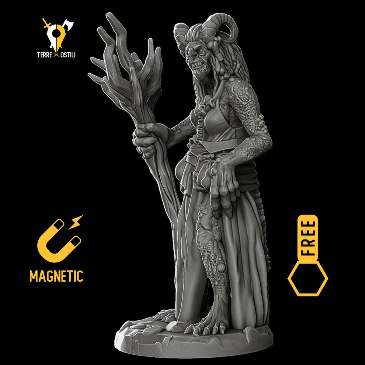 Megera strega notturna miniatura