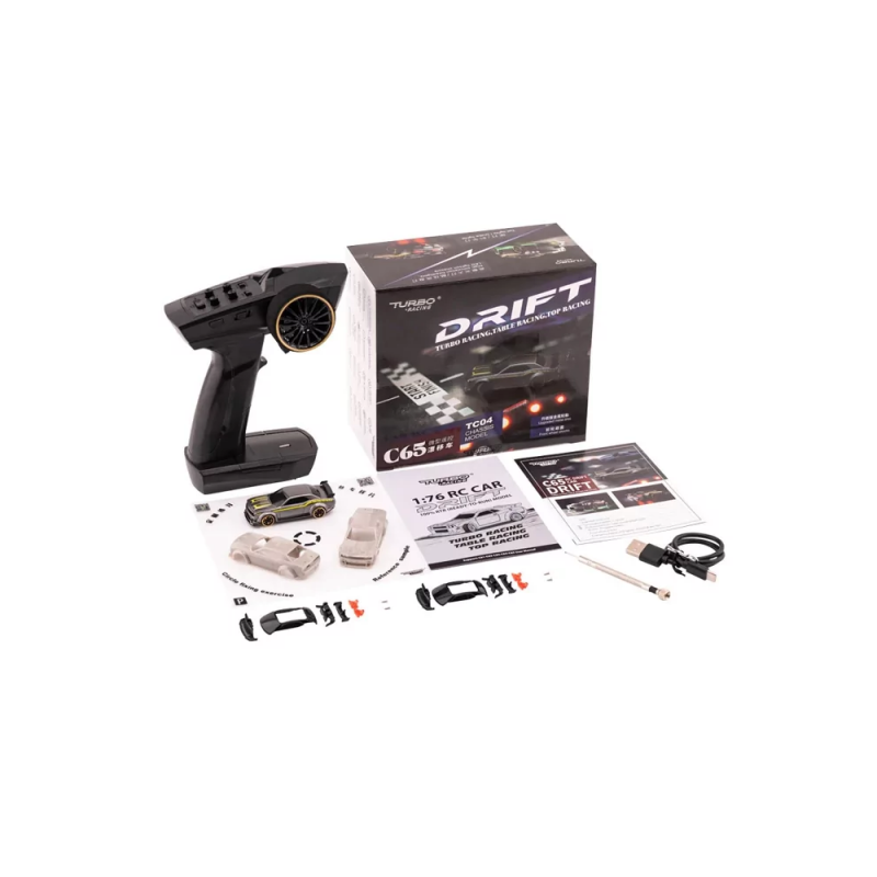 Micro Drift Turbo Racing car CT04 in scala 1/76