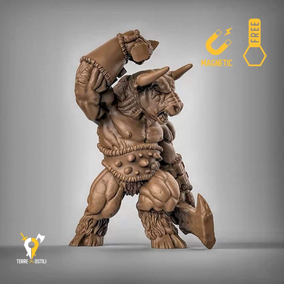 Minotauro boia guerriero miniatura