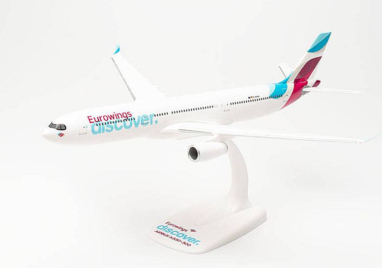 MODELLINO IN SCALA COMPATIBILE CON AIRBUS A330-300 EUROWINGS DISCOVER 1:200 HERPA HP613668
