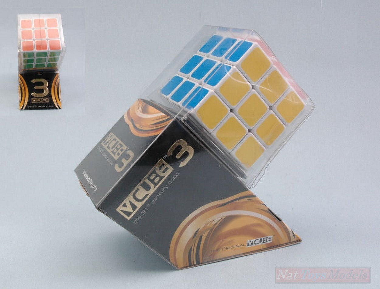 MODELLINO IN SCALA COMPATIBILE CON CUBO MAGICO V-CUBE 3x3 PIATTO DAL NEGRO DN0015