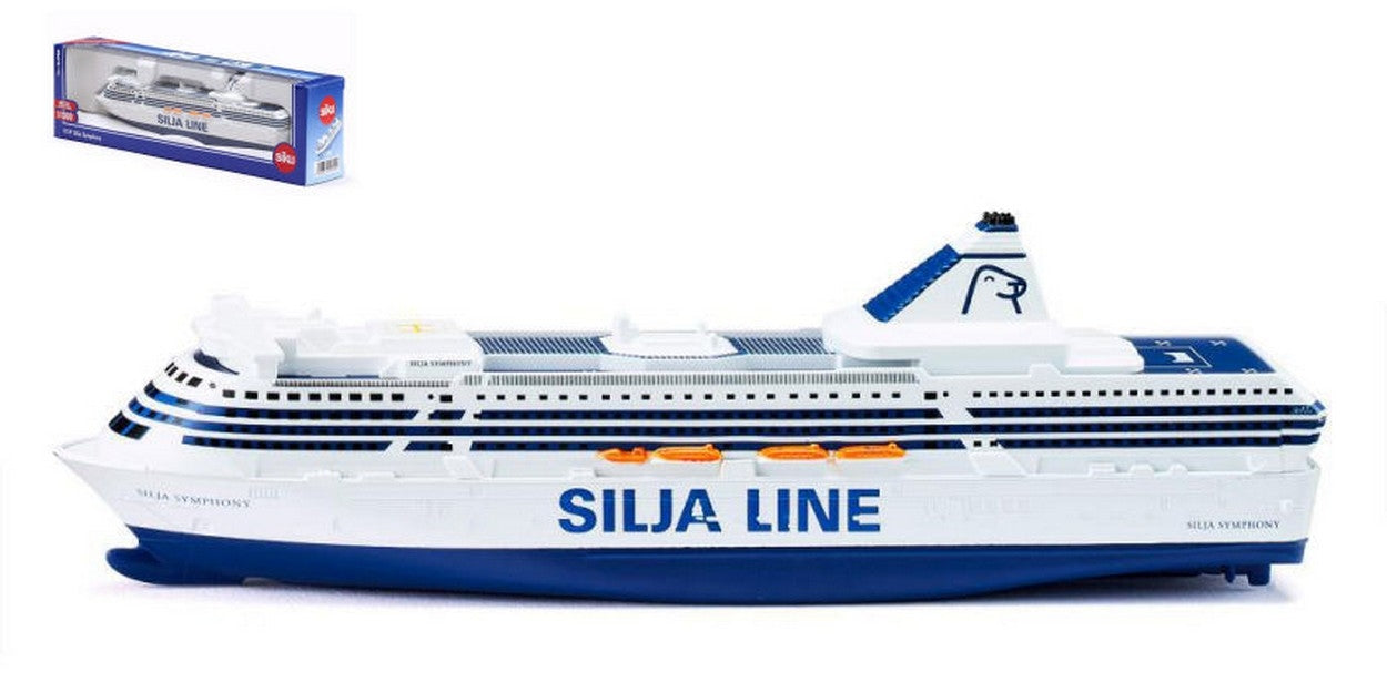 MODELLINO IN SCALA COMPATIBILE CON NAVE DA CROCIERA SILJA SYMPHONY 1:1000 SIKU SK1729