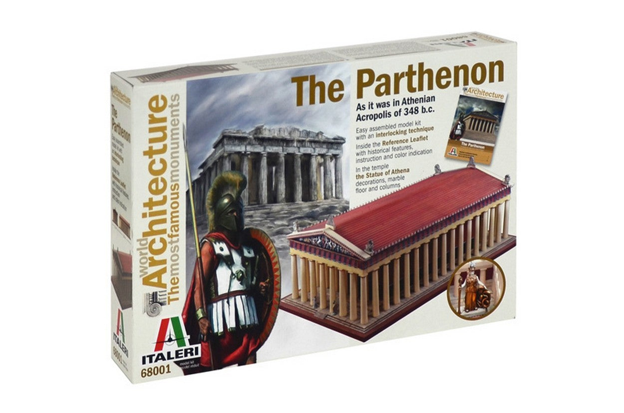 MODELLINO IN SCALA COMPATIBILE CON PARTHENON cm 29x14,7 (INCLUDE LA STATUA DI ATHENA) ITALERI IT68001