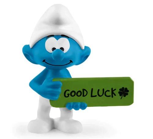 MODELLINO IN SCALA COMPATIBILE CON PUFFO FORTUNATO SCHLEICH SCH20829 FIGURE 3D