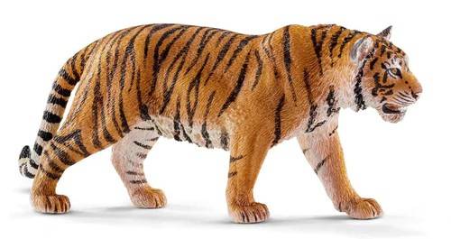 MODELLINO IN SCALA COMPATIBILE CON TIGRE SCHLEICH SCH14729 MODELLINO FIGURE 3D