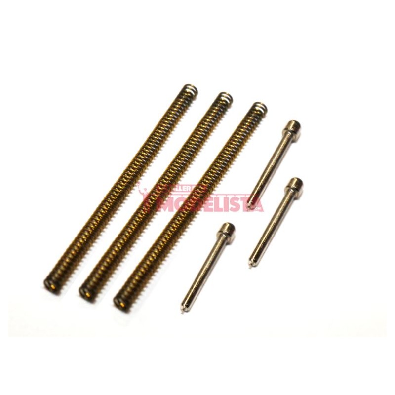 Molle e contatti metallici TER/432 (x4). MABAR TER/01