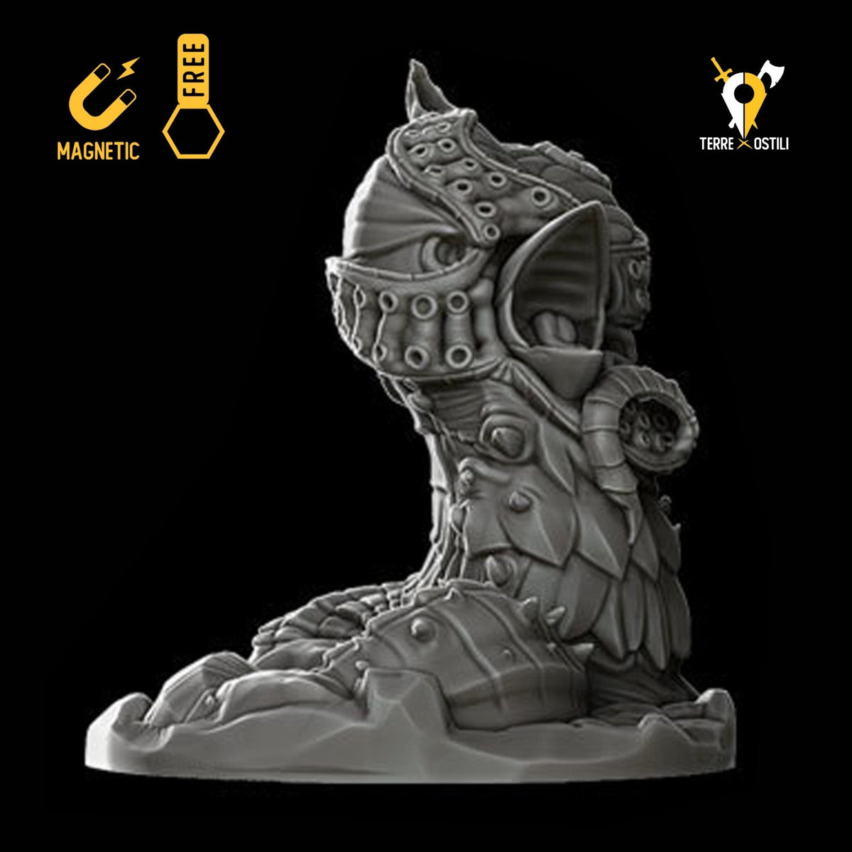 Morkoth grick miniatura 3d resina