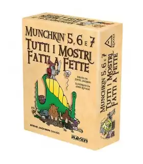 Munchkin 5, 6 e 7: Tutti i Mostri fatti a fette - Espansione del Gioco di Squadra di Steve Jackson (3-6 Giocatori)
