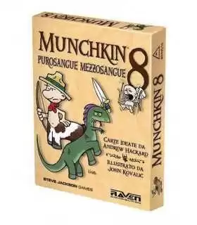 Munchkin 8: Purosangue Mezzosangue - Gioco di Carte Divertente per 4-8 Giocatori, 112 Nuove Carte, Fantasy e Humor!