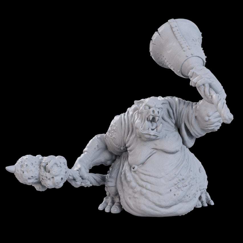 Nalfeshnee demone della pestilenza miniatura