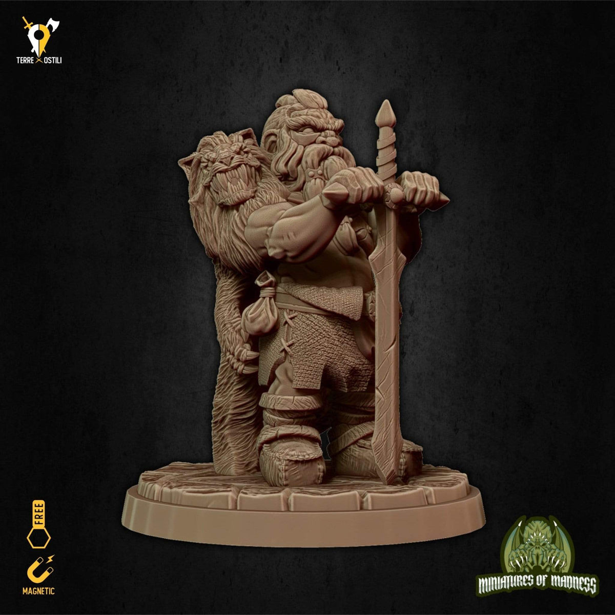 Nano capo clan lupi miniatura