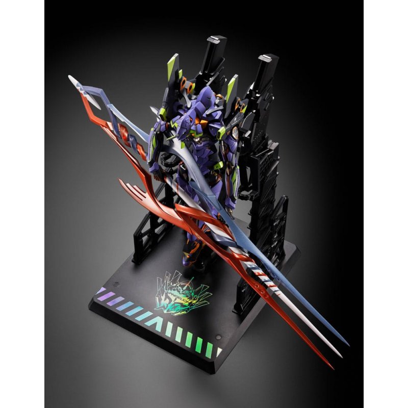 Preordine Neon Genesis Evangelion Metal Build Action Figure Eva Test Type-01 30th with the Spear of Gaius 22 cm