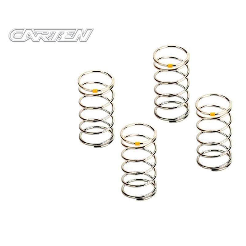 CARTEN Front Shock Spring 14x30-6 1/4N - YELLOW - [NHA509]