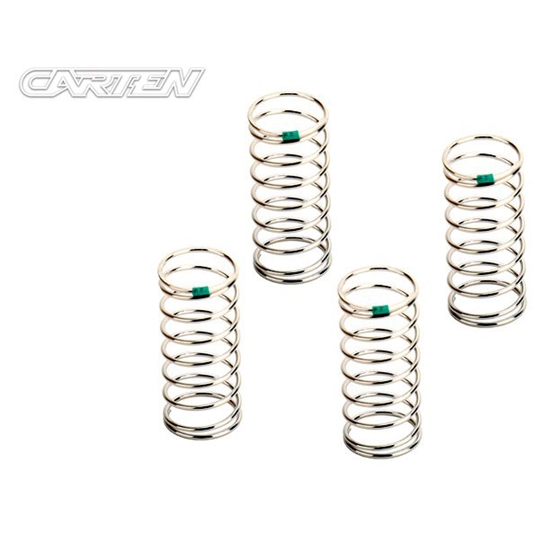 CARTEN Front Shock Spring 14x35-8.5 1/4N - GREEN - [NHA515]