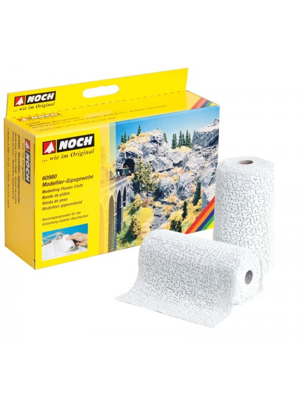 NOCH 60980 Garze gessate per rivestimento montagne - misure cm. 200x10 2 pezzi