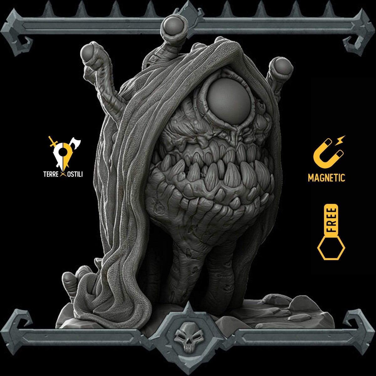 Occhio anziano miniatura