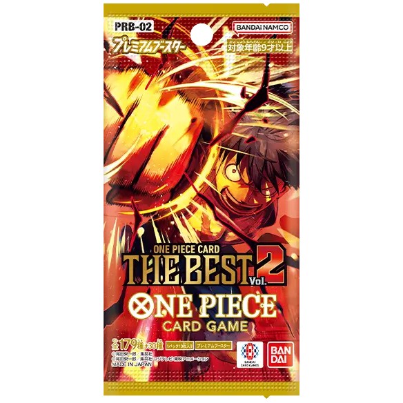 One Piece Card Game - Premium Booster - The Best vol.2 PRB-02 - Bustina da 10 Carte (JAP)