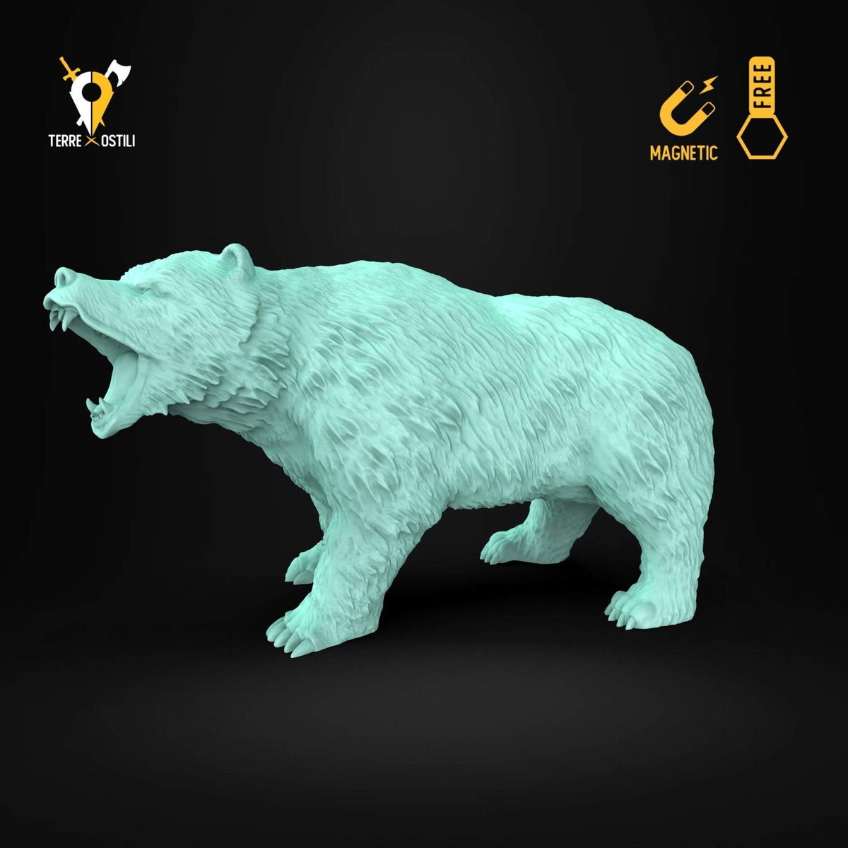 Orso bruno miniatura compagno animale famiglio