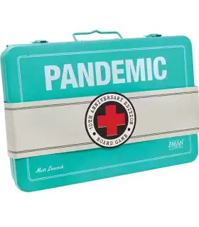 Pandemic: 10th Anniversary - Edizione Speciale in Scatola di Metallo con Miniature e Componenti di Alta Qualità - Gioco Coopera