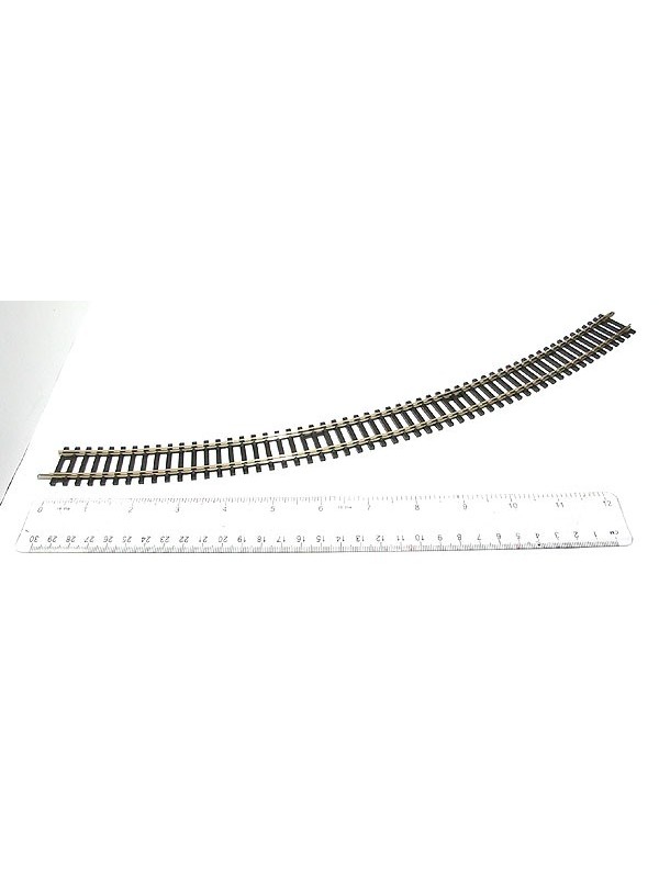PECO ST-231 Scala HO Codice 100 Setrack: Binario curvo R3 (raggio 505 mm) 45°