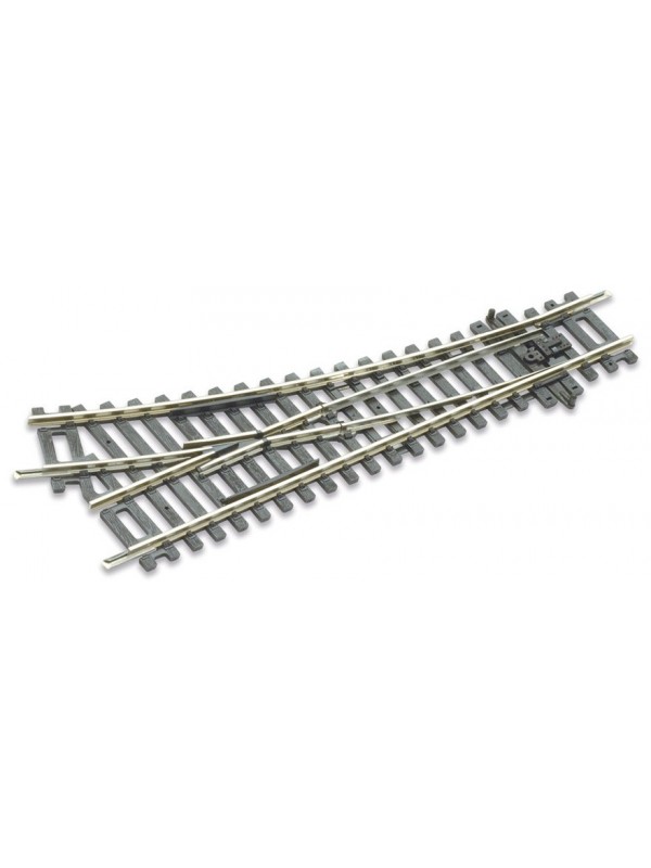 PECO ST-240 Scala HO Codice 100 Setrack: Scambio manuale destro 22.5° r. 438 mm
