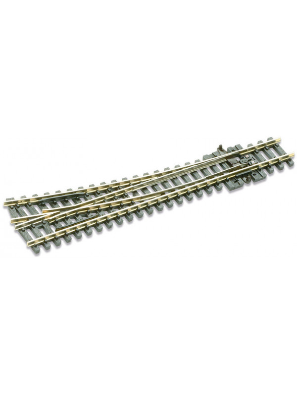 PECO SL-E395 Scala N Codice 80 Electrofrog: Scambio destro medio 14° - 123,7 mm