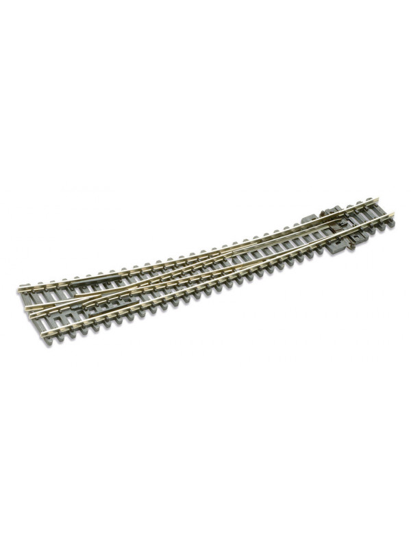 PECO SL-E386 Scala N Codice 80 Electrofrog: Scambio in curva destro 10° - 157 mm