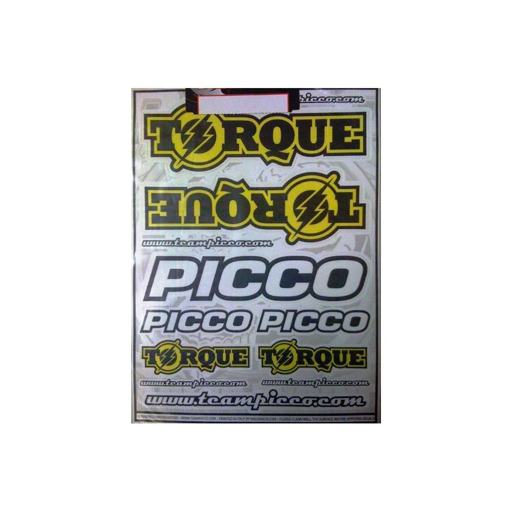 Picco Foglio adesivi Torque per carrozzerie 30x22cm (art. P003)