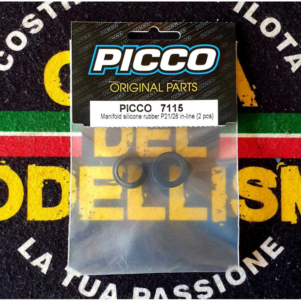Picco Manicotto raccordo per motore BOOST .21 3TS Nero confezione da 2 Pezzi (art. 7115)