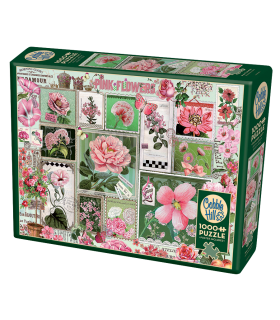 Pink Flowers - Puzzle 1000 pezzi