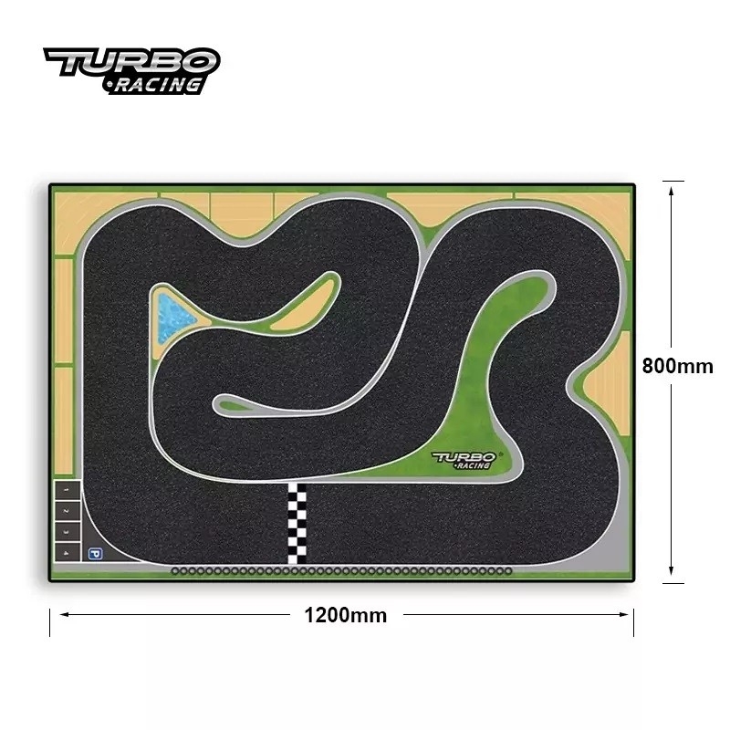 Pista Turbo Racing Per Modelli in Scala1/76 (80x120 cm)