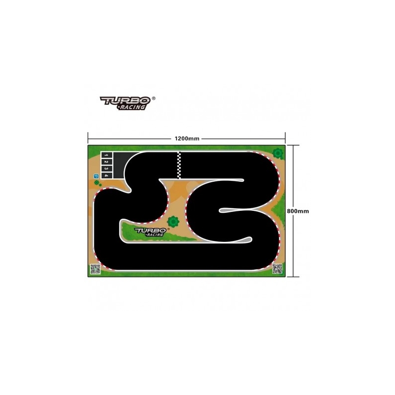 Pista XL per Turbo Racing Micro Rally (80x120 cm) - design 2