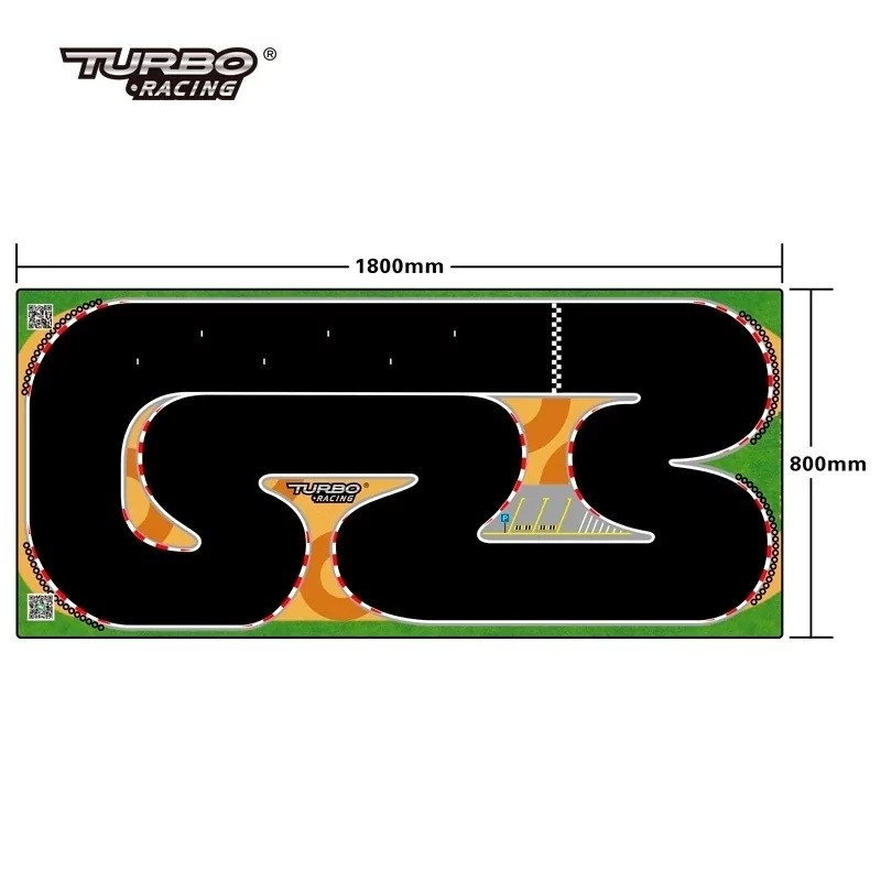 Pista XXL per Turbo Racing Micro Rally (80*180 cm)