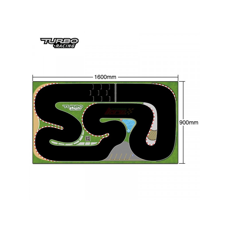 Pista XXL per Turbo Racing Micro Rally (90x160 cm)