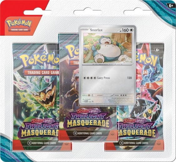 Pokemon blister - Twilight Masquerade (3-pack) Snorlax