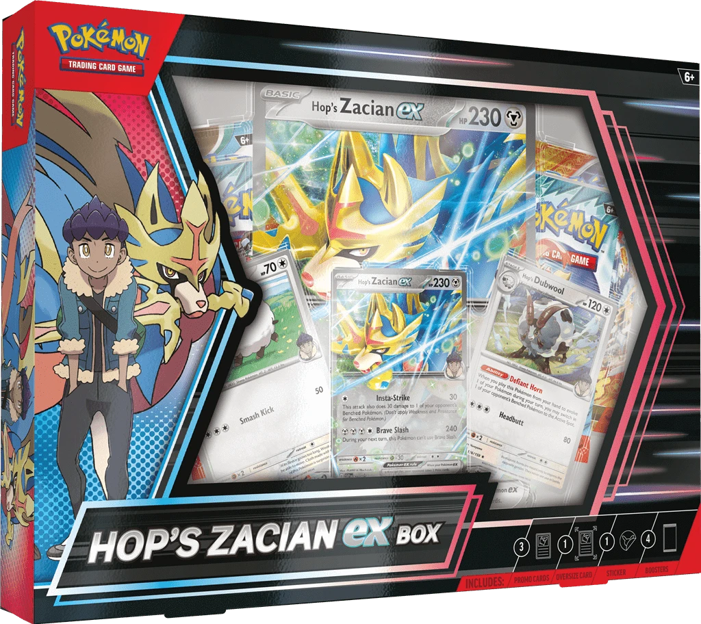 Pokémon - Hop's Zacian ex Box